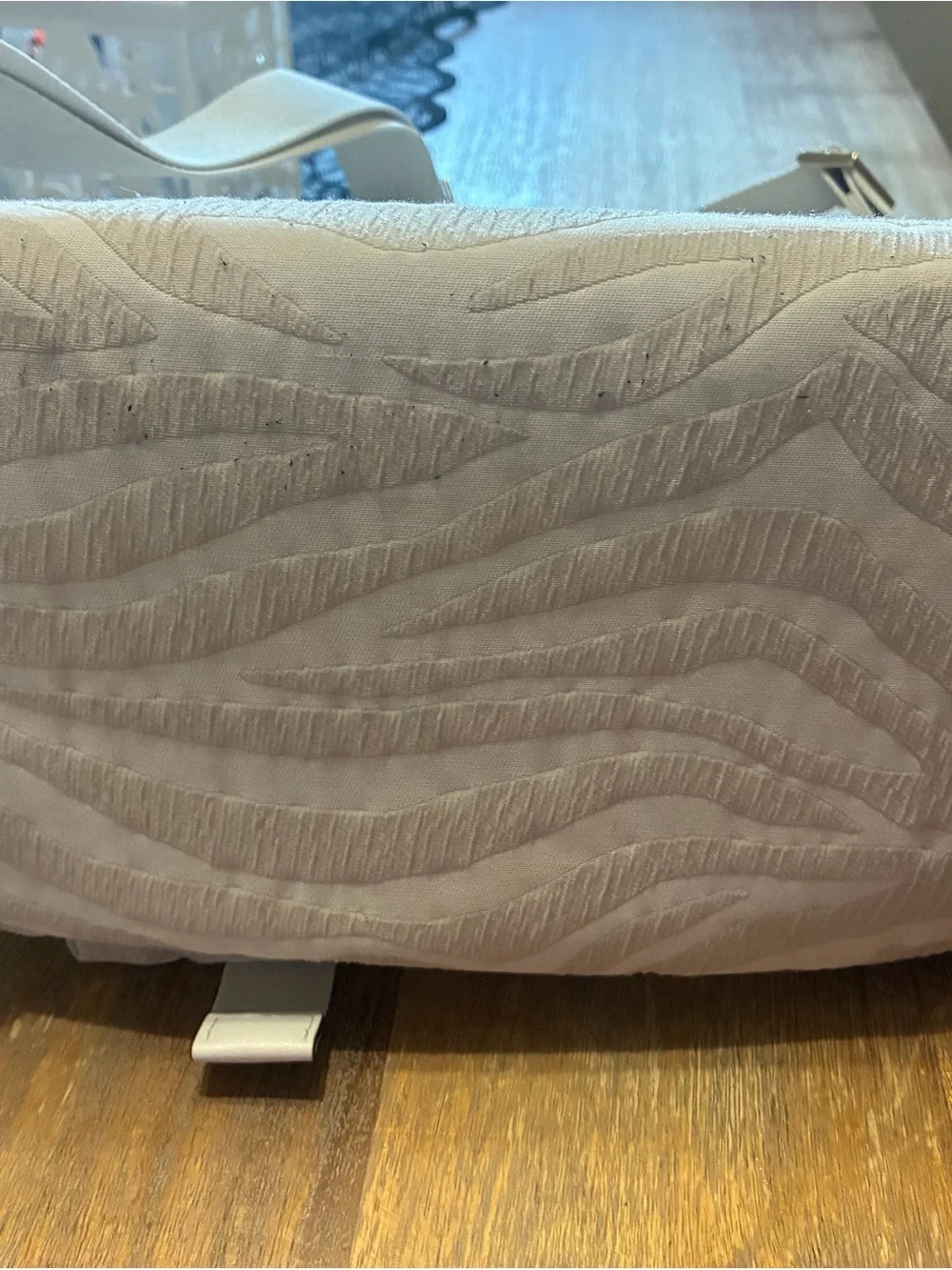kate spade Quilted Cream Zebra-Pattern Backpack
